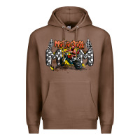 Chestnut motocross mom Premium Hoodie - MaliasSmallBusiness