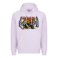 Lilac motocross mom Premium Hoodie - MaliasSmallBusiness