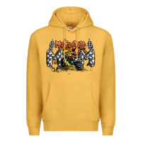 Mustard motocross mom Premium Hoodie - MaliasSmallBusiness