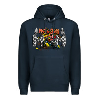 Navy motocross mom Premium Hoodie - MaliasSmallBusiness