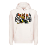 Pale Pink motocross mom Premium Hoodie - MaliasSmallBusiness