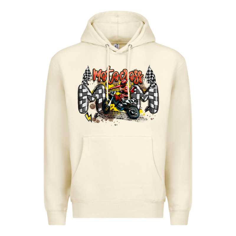 Motocross Mom Premium Hoodie by MaliasSmallBusiness | Teevron