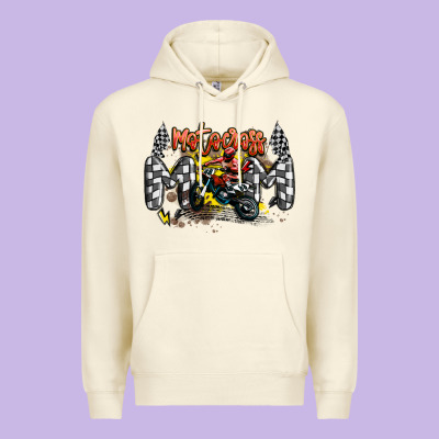 Motocross Mom Premium Hoodie Designed By Maliassmallbusiness