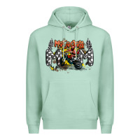 Seafoam motocross mom Premium Hoodie - MaliasSmallBusiness