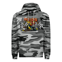 Slate Camo motocross mom Premium Hoodie - MaliasSmallBusiness