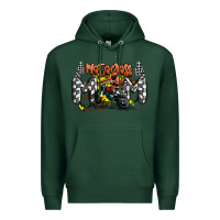 Sports Green motocross mom Premium Hoodie - MaliasSmallBusiness