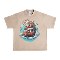 French Oak happy santa Urban Heavy Tee - Unal Design