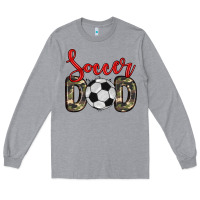 Heather Grey soccer dad Long Sleeve Tee - Zillion Design Studio