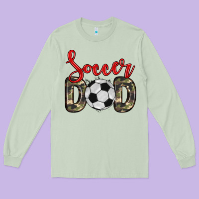 Soccer Dad Long Sleeve Tee Designed By Zillion Design Studio