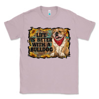 Lilac life is better with a bulldog Classic Tee - RanaPortraitStore