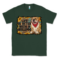 Sports Green life is better with a bulldog Classic Tee - RanaPortraitStore