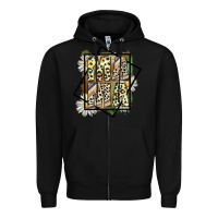 Black mama leopard Zipper Hoodie - CowhideDigitalArt
