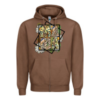 Chestnut mama leopard Zipper Hoodie - CowhideDigitalArt