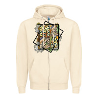 Sandshell mama leopard Zipper Hoodie - CowhideDigitalArt