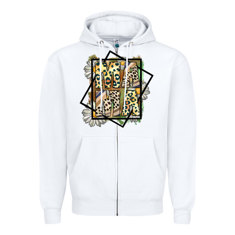 Mama Leopard Zipper Hoodie by CowhideDigitalArt | Teevron