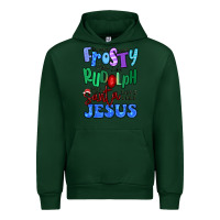 Forest Green dance like frosty shine like rudolph Urban Hoodie - MaliasSmallBusiness