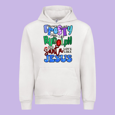 Dance Like Frosty Shine Like Rudolph Urban Hoodie Designed By Maliassmallbusiness