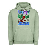 Pigment Oil Green dance like frosty shine like rudolph Urban Hoodie - MaliasSmallBusiness
