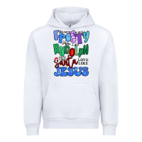 White dance like frosty shine like rudolph Urban Hoodie - MaliasSmallBusiness