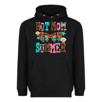 Black hot mom summer Heavyweight Hoodie - AdoDesignShop