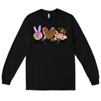 Black peace love art Long Sleeve Tee - texasbilliewilder