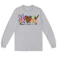 Moon Dust peace love art Long Sleeve Tee - texasbilliewilder