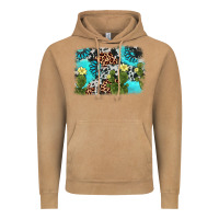 Vintage Camel cactus gemstone background Vintage Hoodie - AdoDesignShop