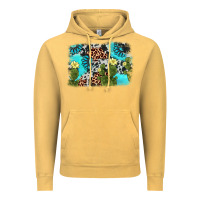 Vintage Mustard cactus gemstone background Vintage Hoodie - AdoDesignShop