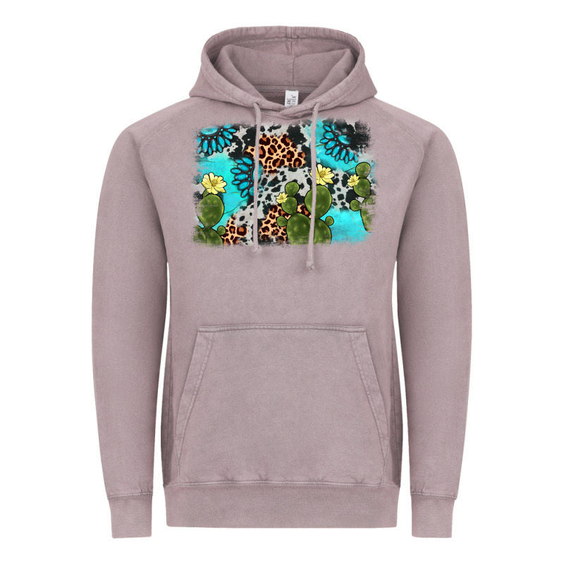 Cactus Gemstone Background Vintage Hoodie by AdoDesignShop | Teevron
