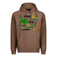 Chestnut st. patricks day doodle Premium Hoodie - MaliasSmallBusiness