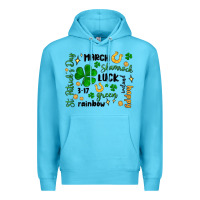 St. Patricks Day Doodle Premium Hoodie | Teevron