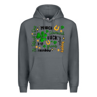 Rock st. patricks day doodle Premium Hoodie - MaliasSmallBusiness