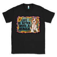 Black life is better with a beagle Classic Tee - RanaPortraitStore