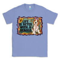 Colony Blue life is better with a beagle Classic Tee - RanaPortraitStore