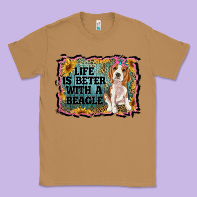 Life Is Better With A Beagle Classic Tee Designed By Ranaportraitstore