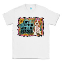 White life is better with a beagle Classic Tee - RanaPortraitStore