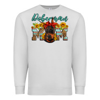Dove Grey doberman mom Premium Sweatshirt - Artiststas