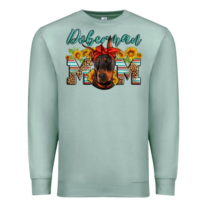 Doberman Mom Premium Sweatshirt by Artiststas | Teevron