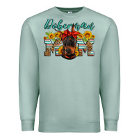 Seafoam doberman mom Premium Sweatshirt - Artiststas
