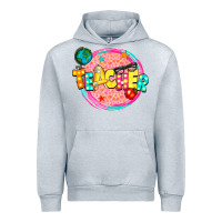 Heather Grey teacher Urban Hoodie - NancyCooperArtShop