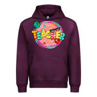 Mauve Wine teacher Urban Hoodie - NancyCooperArtShop