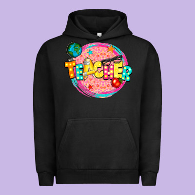 Teacher Urban Hoodie Designed By Nancycooperartshop