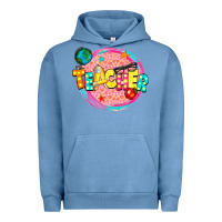 Pigment Pebble Blue teacher Urban Hoodie - NancyCooperArtShop