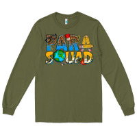 Army Green para squad Long Sleeve Tee - texasbilliewilder