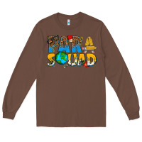 Chestnut para squad Long Sleeve Tee - texasbilliewilder
