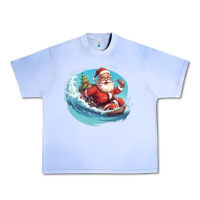 Grape Ice surf happy santa Urban Heavy Tee - Unal Design