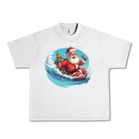 Lunar Rock surf happy santa Urban Heavy Tee - Unal Design