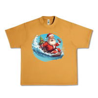 Peanut Butter surf happy santa Urban Heavy Tee - Unal Design