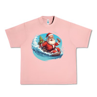 Salmon surf happy santa Urban Heavy Tee - Unal Design