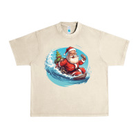 Sandshell surf happy santa Urban Heavy Tee - Unal Design